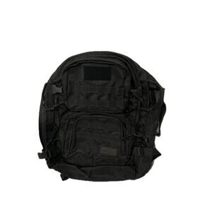Highland Tactical Roger Canvas Backpack XL Black